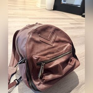 Leanelle Divergent pebbled leather backpack Lady Hammer Collaboration bag